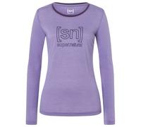 super.natural - Women's The Essential Logo L/S - Longsleeve, Gr. S, lila (PurpleHaze/Mysterioso)