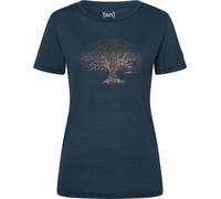 Super.Natural Damen Tree Of Knowledge T-Shirt (Größe XS, blau)