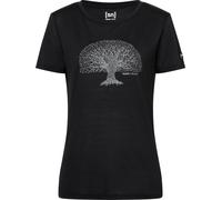 super.natural Women's Tree Of Knowledge Tee Jet Black/feather Grey XS