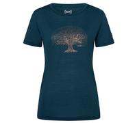 Super.Natural Damen Tree Of Knowledge T-Shirt (Größe XS, blau)