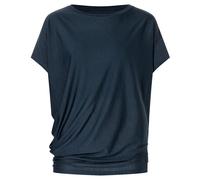 super.natural - Women's Yoga Loose Bio Jersey Tee - Merinoshirt, Gr. L, blau (Blueberry)