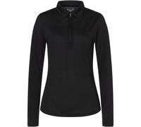 Super.Natural Zip Polo Damen Longsleeves Merino grau Größe L Trekking Hautfreundlich Merinowolle