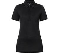 Super Natural Damen Zip Polohemd schwarz S