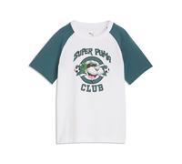 Super PUMA Graphic T-Shirt Kinder, Accessoires, Weiß, 4-5Y