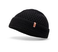 Super Short Beanie Plainlace - Black
