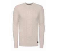 Strickpullover RUSTY NEAL, Herren, Gr. XXL, beige, 50% Polyacryl, 50% Baumwolle, unifarben, normal, Rundhals, Pullover Strickpullover, mit modernem Strickmuster (21494913-XXL) beige