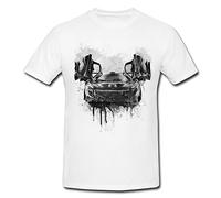 Supercar McLaren P1 T-Shirt Herren, weiß mit Aufdruck