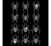 SUPERDANT Spinnen Strass Hotfix Zum Aufbügeln Spider Bügelbild Strass Zum Aufbügeln T Shirt Stras Transfer Aufbügel Halloween Spider Bling Hotfix Stras Für T Shirts Hoodie Tasche Mantel Geschenk