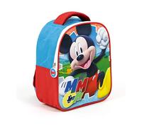 Superdiver - Kinder-Rucksack Mickey Mouse - Offizielle Disney-Lizenz - Ideal für Schule und Kindergarten - Perfekt für Jungen und Mädchen - Mehrfarbig - Maße: 24x20x10 cm