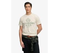 Superdry - 1954 Company T-Shirt in lockerer Passform birke - Gr. - S