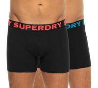 Superdry 2-er Set Boxer Briefs Schwarz, Pink & Blau