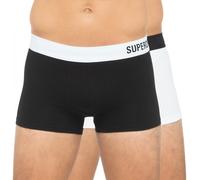 Superdry 2-er Set Boxer Trunks Schwarz & Weiß