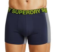Superdry 2-er Set Trunks Grau & Dunkelblau