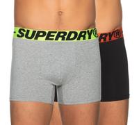 Superdry 2-er Set Trunks Grau & Schwarz