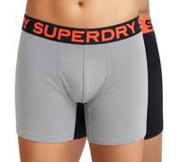 Superdry 2-er Set Trunks Grau & Schwarz