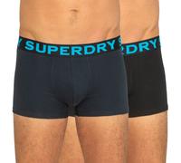 Superdry 2-er Set Trunks Schwarz & Blau