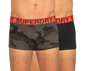 Superdry 2-er Set Trunks Schwarz & Camouflage