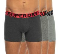 Superdry 3-er Set Boxer Briefs Grau & Rot