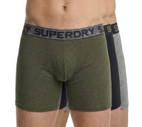 Superdry M3110476a Boxershorts 3 Einheiten M Grey Marl / Neon