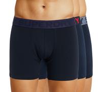 Superdry M3110476a Boxershorts 3 Einheiten M Eclipse Navy / Red
