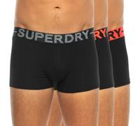 Superdry 3-er Set Trunks Schwarz, Grau & Orange