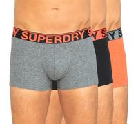 Superdry 3-er Set Trunks Schwarz, Orange & Grau