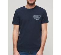 Superdry Athletic College Graphic Kurzarm-t-shirt L Eclipse Navy Slub