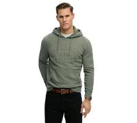 Kapuzensweatshirt SUPERDRY "ATHLETIC EMBOSS RELAXED HOOD", Herren, Gr. 3XL, surplus goods olive, angeraute Sweatware, Obermaterial: 100% Baumwolle, unifarben, relaxed fit normal, Rundhals, Sweatshirts