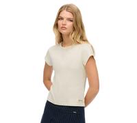 Superdry Damen Athletic Essential T-Shirt Wüstenknochen Wollweiß 44
