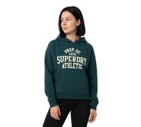 Superdry Damen Lässiges Athletic Essentials Hoodie Dunkles Piniengrün 44