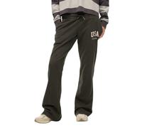 Superdry Damen Athletic Essentials Flare-Jogginghose mit tiefem Bund Anthrazit 40