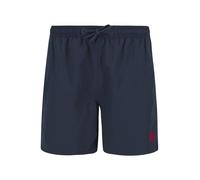 Badeshorts SUPERDRY "ESSENTIAL 16 SWIM SHORT", Gr. M, N-Gr, nautical navy, Web, Polyester, unifarben, Badehosen Badeshorts, Kunstfaser, relaxed fit (78672052-M) nautical navy