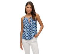 Superdry Beach ärmellose Bluse XS Shibori Geo Blue