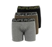 Superdry M3110452b Boxershorts 3 Einheiten S Krst Black Mga Grit/Wnter Khki Grit/Blck