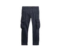 Cargohose SUPERDRY "Core Cargo Pant", Herren, Gr. 30, Länge 32, blau (eclipse navy), Web, Obermaterial: 100% Baumwolle, unifarben, modisch, straight fit knöchellang, Hosen (63151838-30) eclipse navy