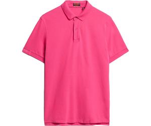 Superdry - City Pique Polo Shirt Herren raspberry pink