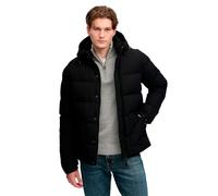 Steppjacke SUPERDRY "CLASSIC EVEREST PUFFER JKT", Herren, Gr. XL, schwarz (jet schwarz), Web, Obermaterial: 100% Nylon, unifarben, relaxed fit normal, elastischer Bund, Jacken Steppjacke, Kunstfaser,