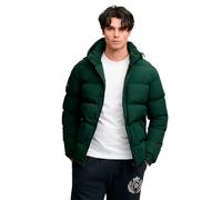 Steppjacke SUPERDRY "CLASSIC EVEREST PUFFER JKT", Herren, Gr. XL, grün (forest grün), Web, Obermaterial: 100% Nylon, unifarben, relaxed fit normal, elastischer Bund, Jacken Steppjacke, Kunstfaser, rel