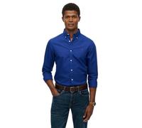 Superdry Classic Oxford Langarmhemd 2XL Marine Navy