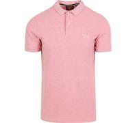 Superdry Classic Poloshirt Melange Rosa - Größe M Pink M