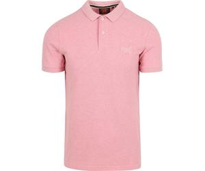 Superdry Classic Poloshirt Melange Rosa - Größe XL Pink XL