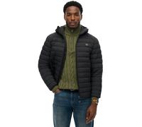 Steppjacke SUPERDRY "Hooded Fuji Lite Jacket", Herren, Gr. 3XL, schwarz, Steppware, Obermaterial: 100% Nylon, unifarben, hüftlang, Jacken Steppjacke, slim fit Form, mit Kapuze (25925326-XXXL) schwarz