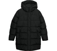 Steppjacke SUPERDRY "HOODED SPORTS PUFFER MID JKT", Damen, Gr. M, schwarz, Steppware, Obermaterial: 100% Polyester, unifarben, relaxed fit normal, Jacken Steppjacke, Kunstfaser, relaxed fit (44495216-