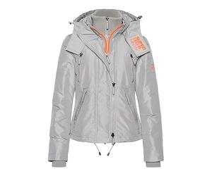Superdry Coat Mountain Windcheater Dove Grey 14 Damen, Taubengrau, 40