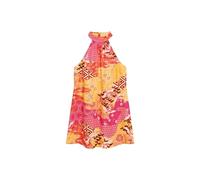 Superdry Damen Ärmelloses Minikleid mit Print Gold Pink Stork Wolke 40