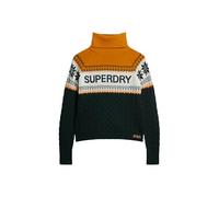 Superdry Damen Aspen Ski Strickpullover Herbstliches Flammenrot 38