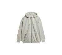 Superdry Damen Athletic Essential Kapuzenjacke in Übergröße Grau Meliert 38