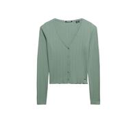 Superdry Athletic Essential Pointelle Strickjacke S Light Jade Green
