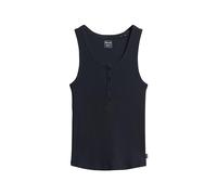 Superdry Damen Athletic Essentials Button-down-Tanktop Finster Marineblau 6-8