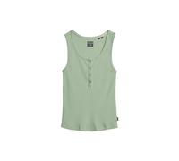 Superdry Damen Athletic Essentials Button-down-Tanktop Helles Jadegrün 14-16
